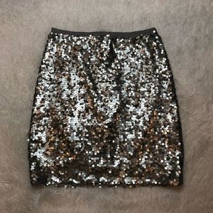 J. Crew Sequin Mini Skirt